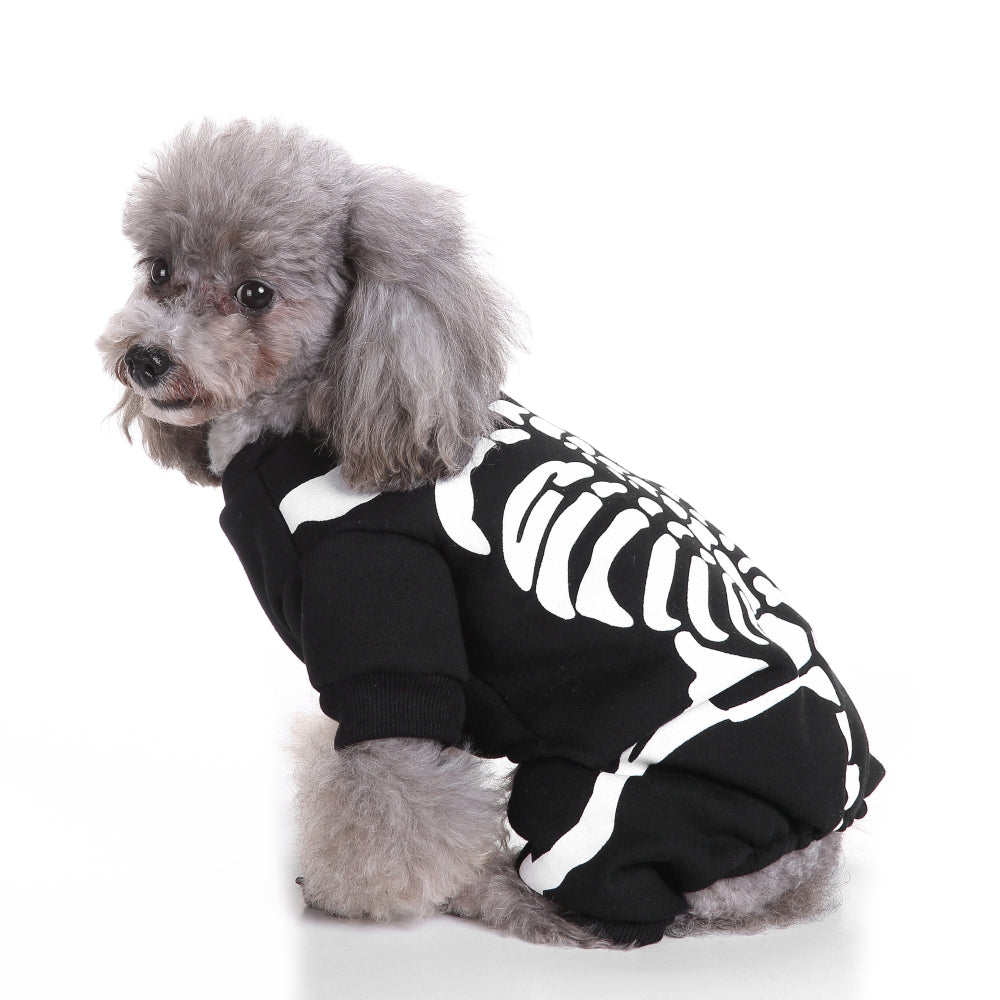 Skeleton Dog Halloween Pet Costume