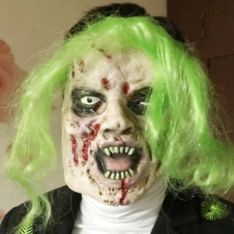 Scary Zombie Halloween Costume Headgear Mask