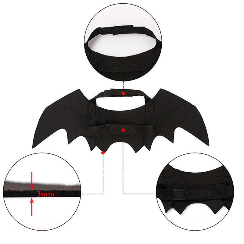 Bat Wing Cat & Small Dog Halloween Pet Costume