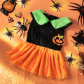 Classic Pumpkin Pet Halloween Skirt
