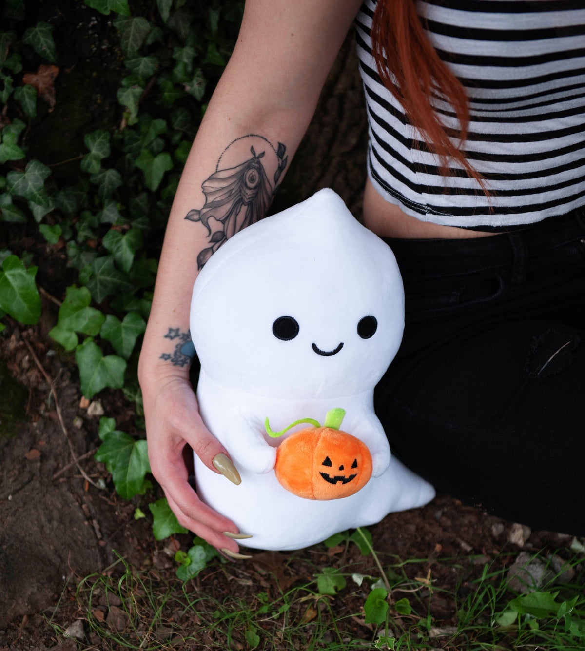 Pumpkin Ghost Plush