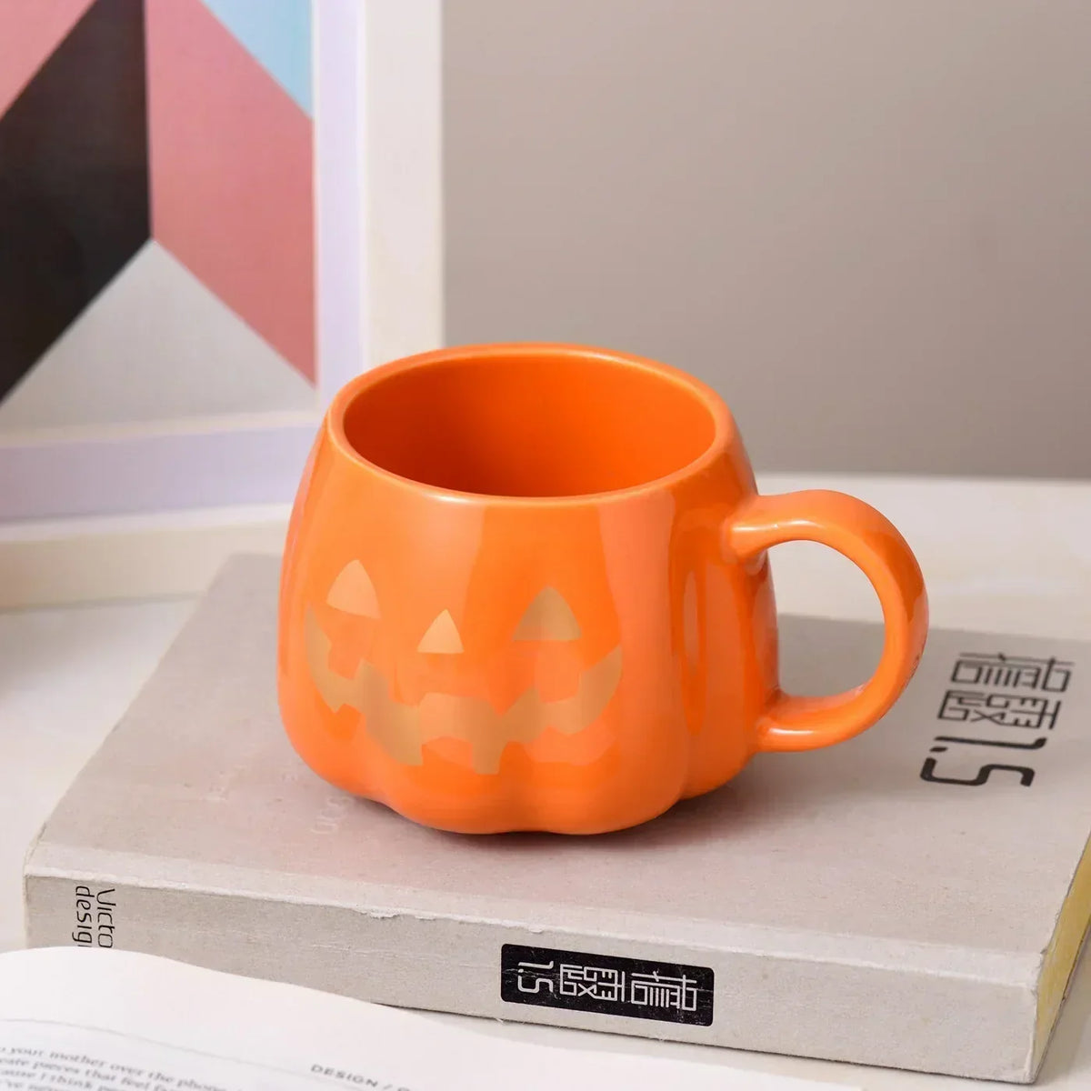 Pumpkin Glow Ceramic Mug