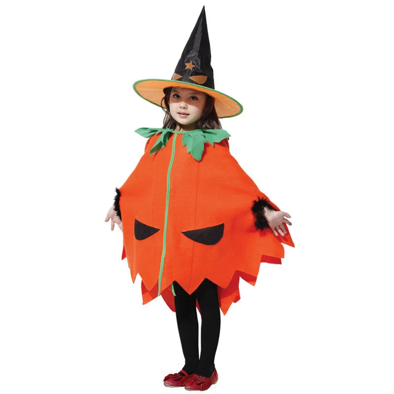 Witch & Pumpkin Halloween Costume for Kids