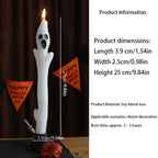 Halloween Creative Ghost Sculpture Long Candle