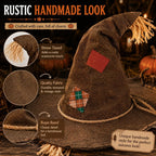 Witch Hat for Women, Pumpkin Patch Costume Accessory for Fall Festival