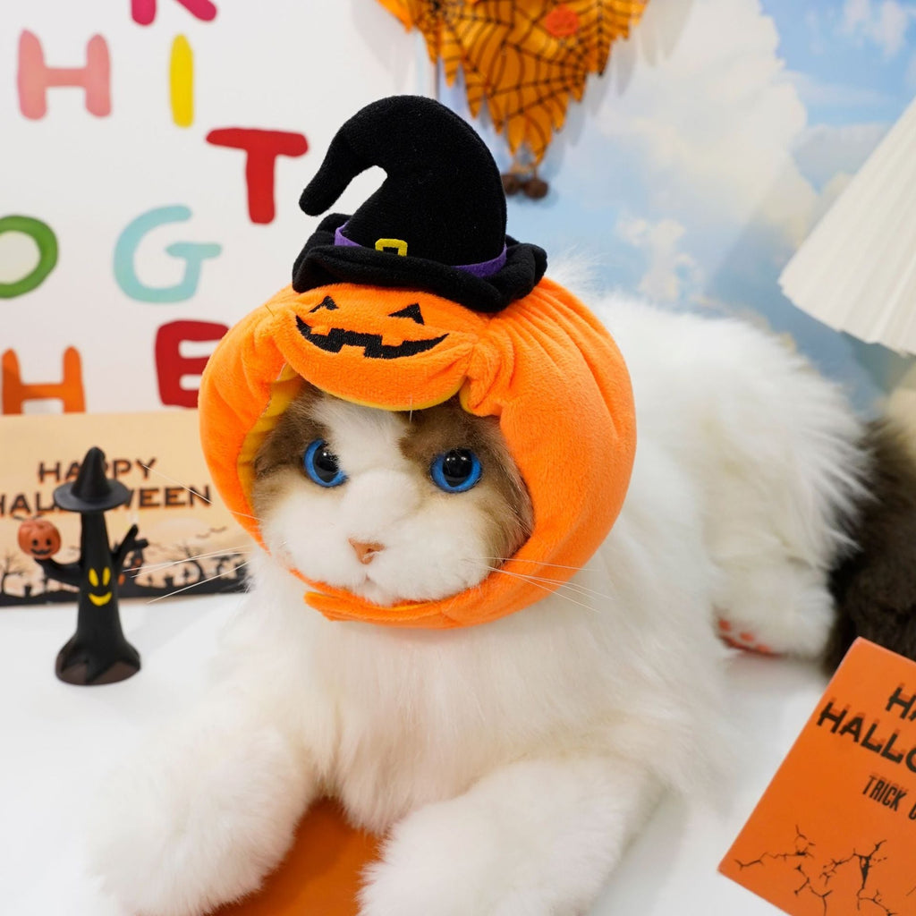 Halloween Pumpkin Vest for Dogs Cats Festive Pet Costume