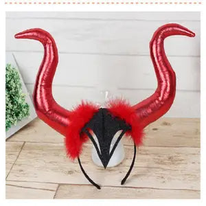 Halloween Accessories Demon Horn Headdress Demon Witch
