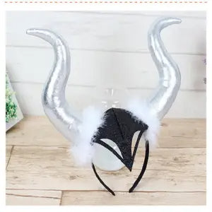 Halloween Accessories Demon Horn Headdress Demon Witch