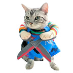 Pet Halloween Costume Cat Funny Outfit with Adjustable