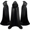 Halloween Costumes - Halloween Cape Cloak for Adults 59 Inch Gothic Death Costume Robe | Vampire Grim Reaper
