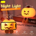 Soft Glow Pumpkin Silicone Night Light – Warm LED Sleep Companion